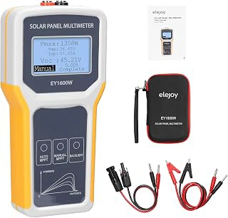 1600W Solar Panel DC/AC Power Meter MPPT Photovoltaic Multimeter with LCD