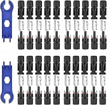 40 MC4 Solar Connectors, 1000V 30A (10AWG) with 2 Spanners