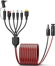 7-in-1 Universal Solar Panel Adapter Connectors, 3.6ft 12AWG MC4 to DC 8mm XT60 Anderson