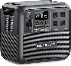 BLUETTI AC180 Portable Power Station, 1152Wh LiFePO4 Solar Generator