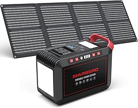 MARBERO 237Wh Solar Generator Portable Power Station with 60W Foldable Solar Panel