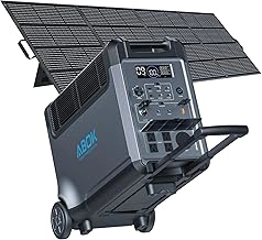 3840Wh ABOK Ark3600 Solar Generator Kit with 400W Solar Panels